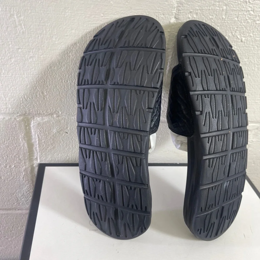 Nike Benassi Solarsoft 705474-091 Anthracite Sandals Slide Slip On Men's 10 US